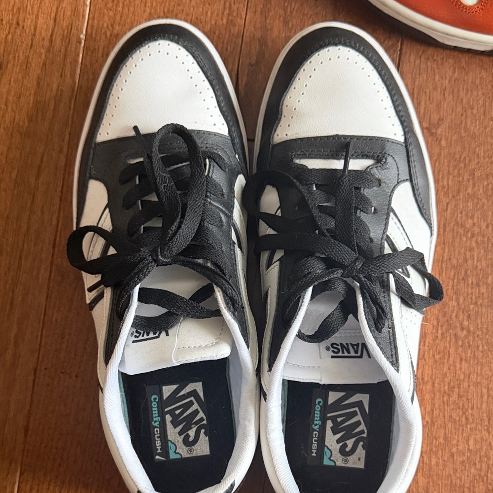 Vans Classic Black and White Sneakers